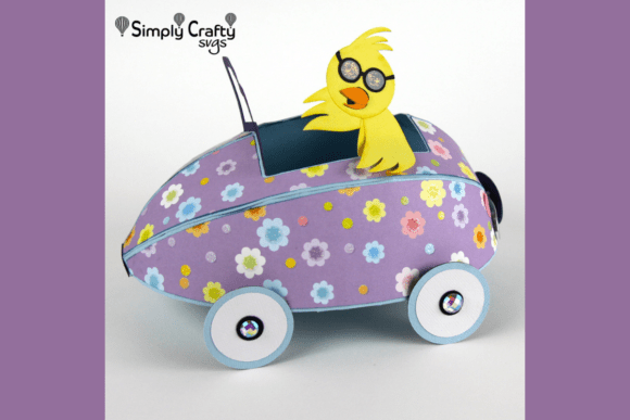 Chick Magnet Car SVG Review: A Playful Easter Design for Embroidery Projects