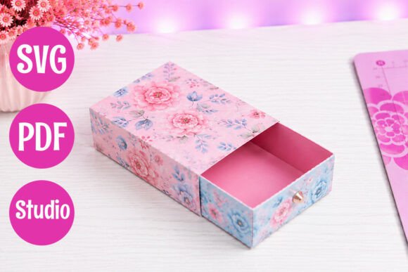 Drawer Box Template: Packaging Design for Embroidery Projects