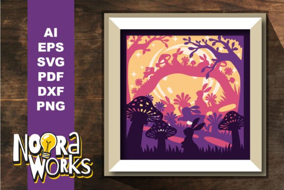 Easter Bunny in a Magical Forest 3D SVG Review