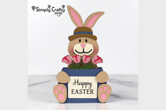 Floral Easter Bunny Card SVG Review for Real Embroidery Projects