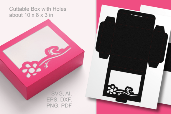 Flower N Moon-curved Leaves 2 Rect Box Review