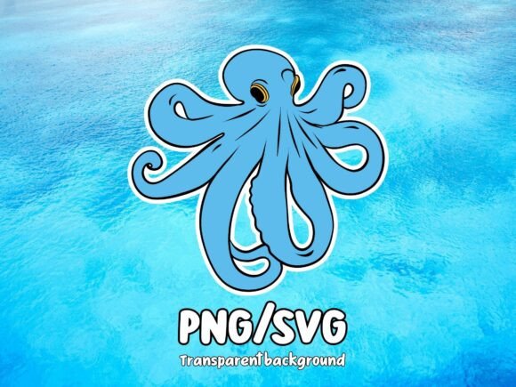 Octopus Illustration – 3D SVG Freebie for Crafters & Handmade Sellers