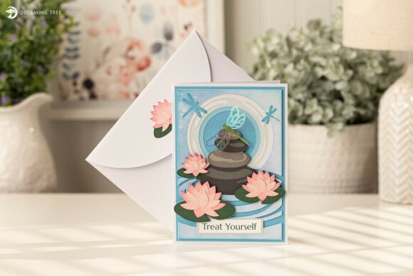 Spa Day Escape Card SVG: A 3D Mother S Day Design for Elegant Content Publishing