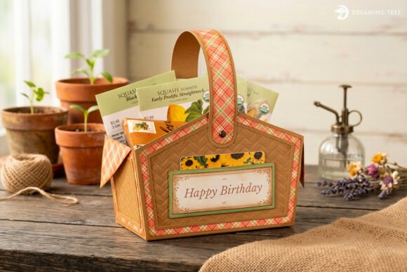 Spring Surprise Basket 3D SVG: A Fresh Visual for Seasonal Branding