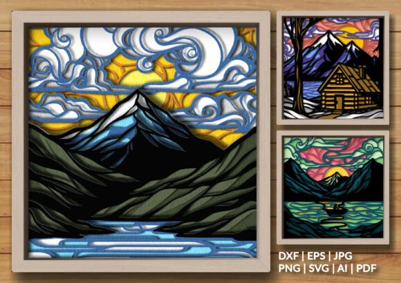 Stained Glass Landscape Shadow Box Set: A Designer’s Real-World Review
