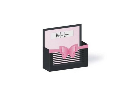 Stripes Cut Out Box Tray with a Message – A Versatile 3D SVG Gift Box Design for Local Branding